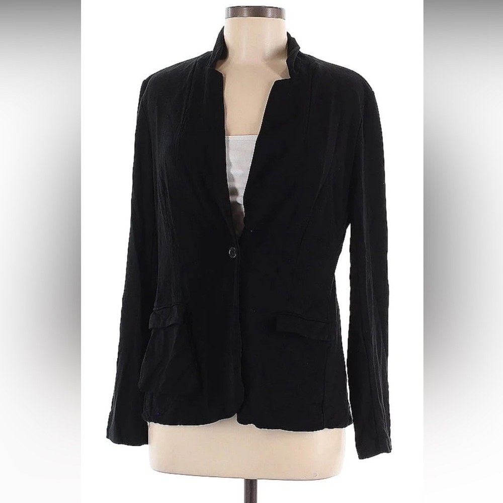 Magaschoni lightweight black blazer